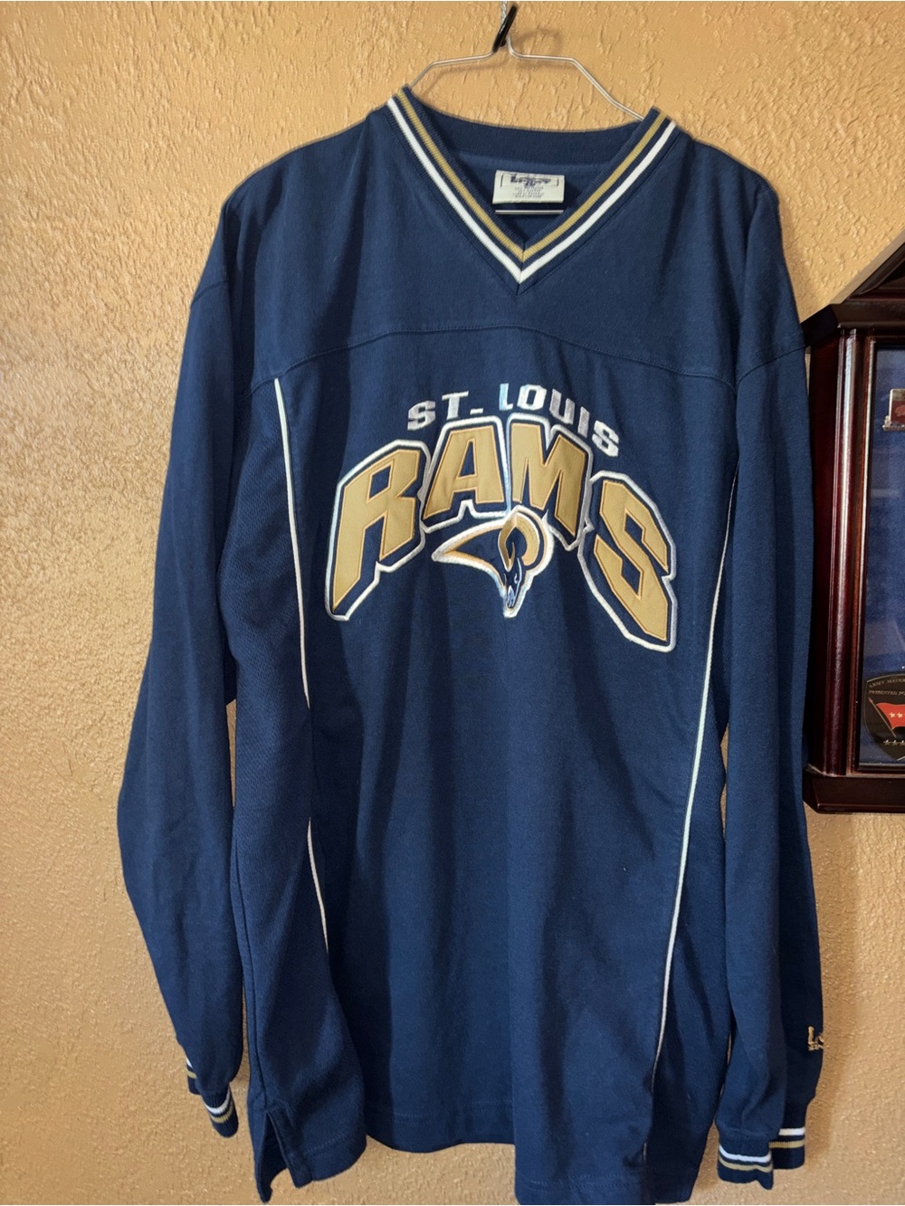 Vintage St. Louis Rams Navy Long-Sleeve
